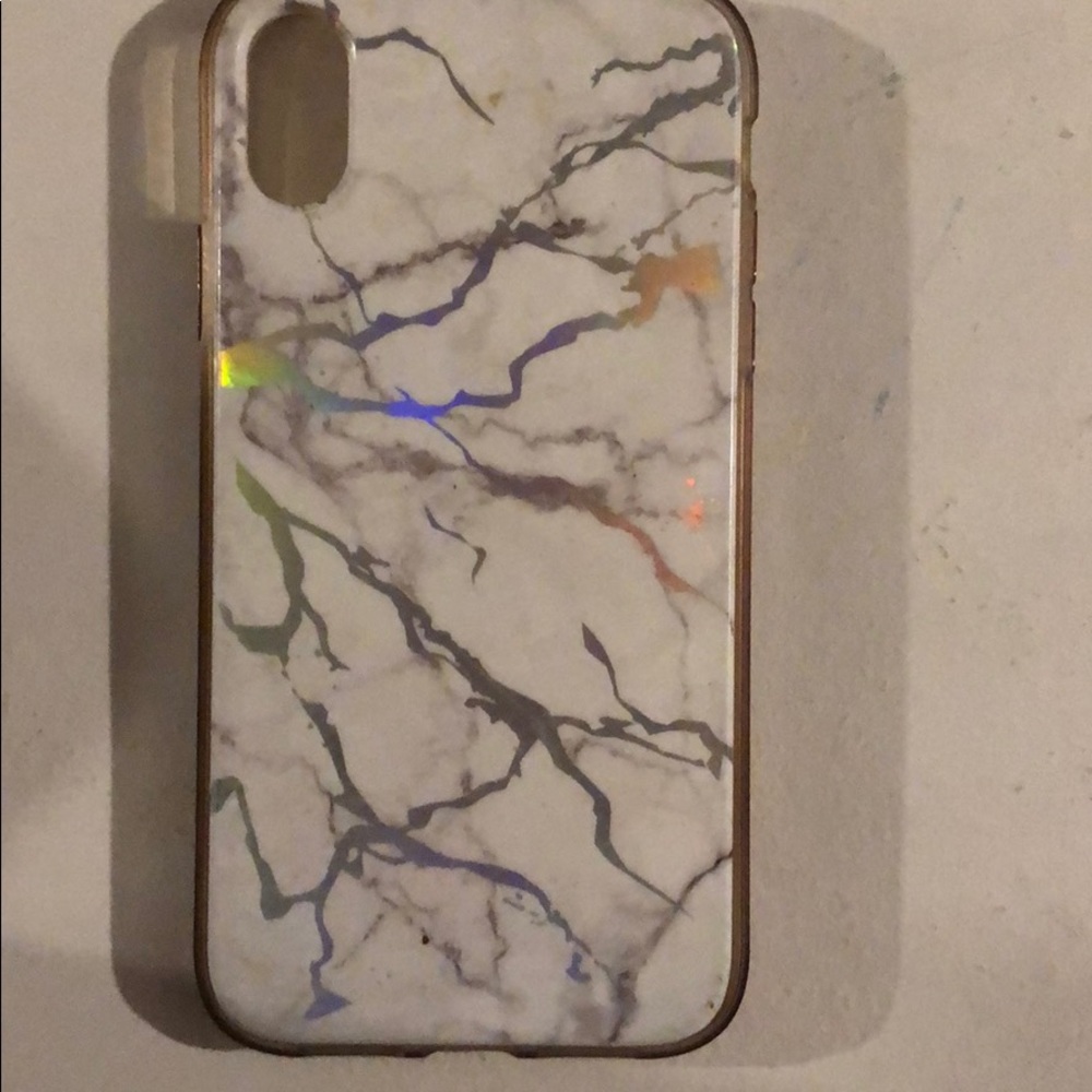 iphone xr white marble case